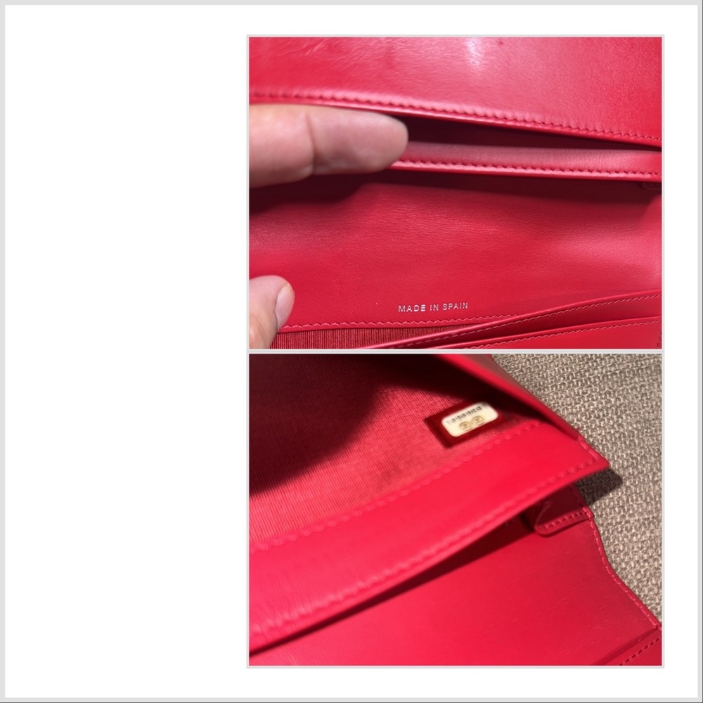 Chanel Red Leather Wallet - Picture 5 of 6